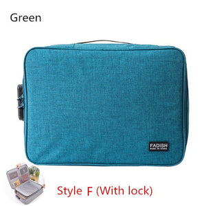 Big Capacity Document Organizer Insert Handbag
