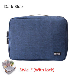 Big Capacity Document Organizer Insert Handbag