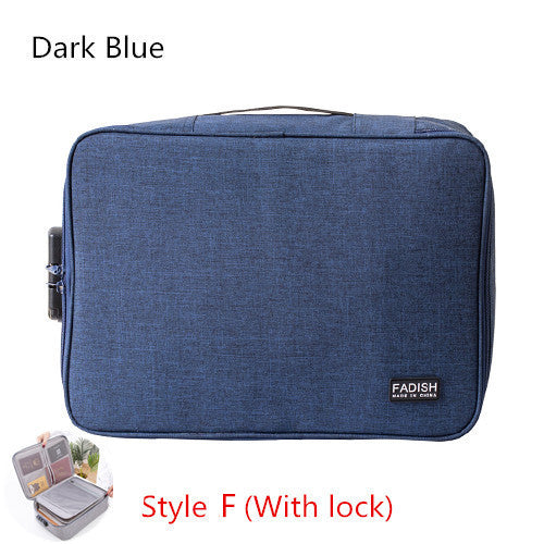 Big Capacity Document Organizer Insert Handbag