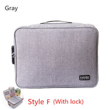Load image into Gallery viewer, Big Capacity Document Organizer Insert Handbag