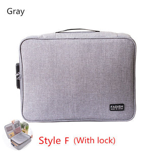 Big Capacity Document Organizer Insert Handbag