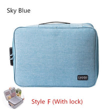 Load image into Gallery viewer, Big Capacity Document Organizer Insert Handbag