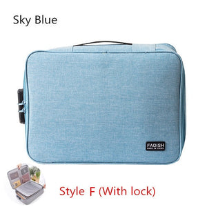 Big Capacity Document Organizer Insert Handbag