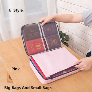 Big Capacity Document Organizer Insert Handbag