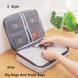 Big Capacity Document Organizer Insert Handbag