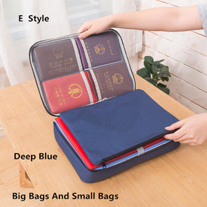 Big Capacity Document Organizer Insert Handbag