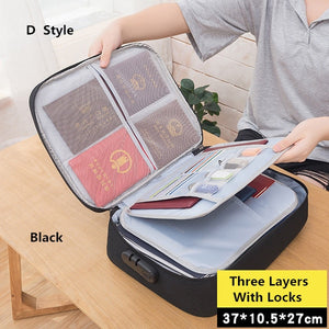 Big Capacity Document Organizer Insert Handbag