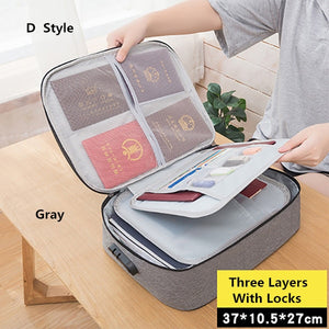 Big Capacity Document Organizer Insert Handbag
