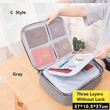 Load image into Gallery viewer, Big Capacity Document Organizer Insert Handbag