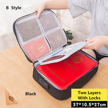Load image into Gallery viewer, Big Capacity Document Organizer Insert Handbag