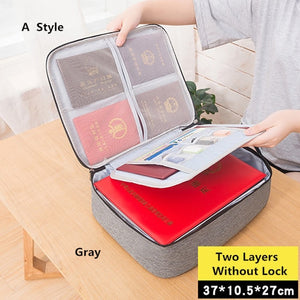 Big Capacity Document Organizer Insert Handbag